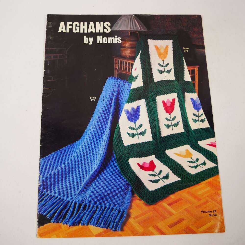 Vintage Craft Book Lot Of 9 Afghans Sweaters Needlework 1950s-80s - Picture 4 of 16